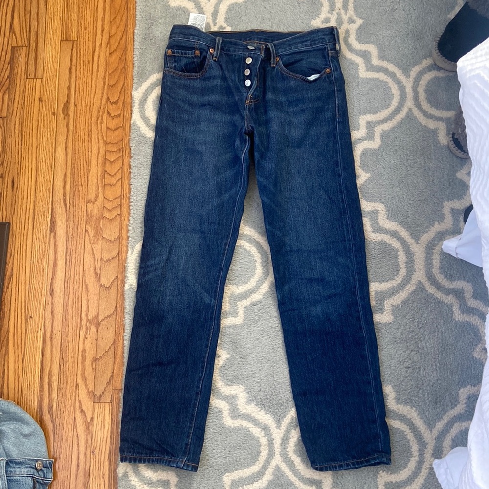 Dark Denim Levi’s 501ct